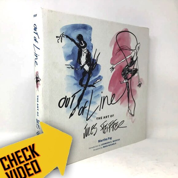 COMICS & GRAPHIC NOVELS Book Out of Line: The Art of Jules Feiffer Abrams Books - Picture 1 of 17